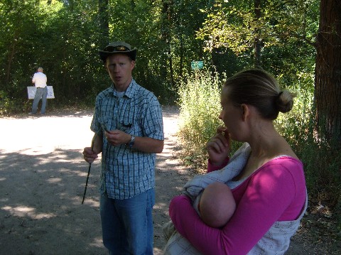 Rob and Stacie hiking