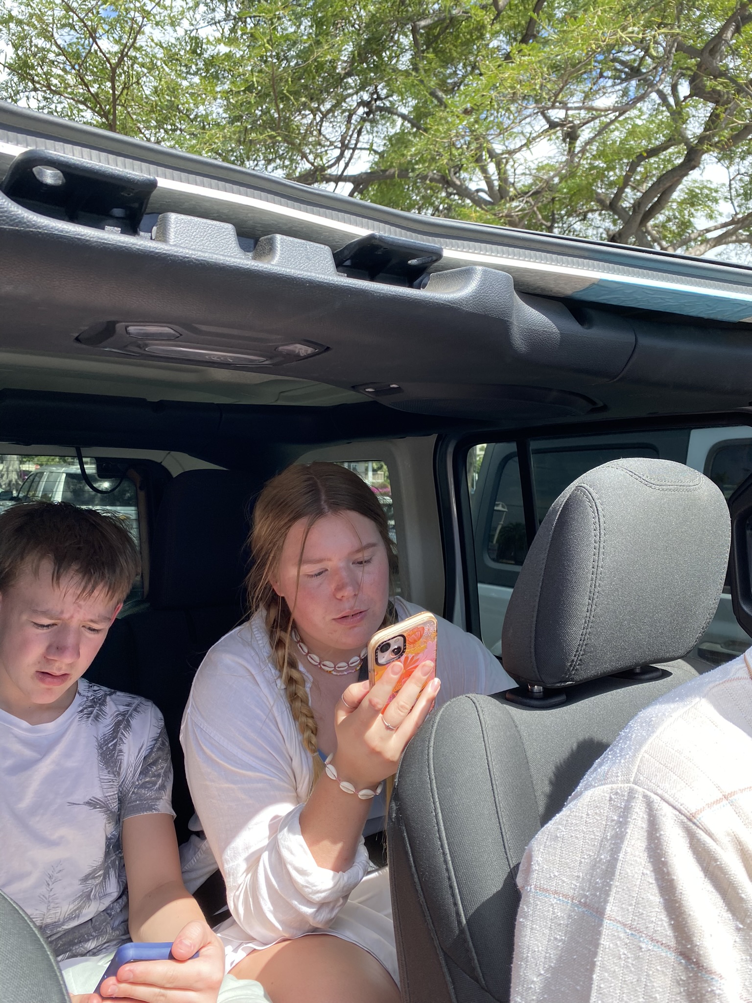 Sofia with family in Hawaii