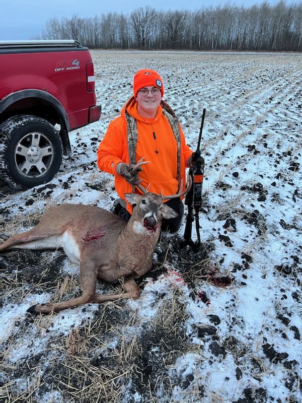 Wyatt's 8 point buck